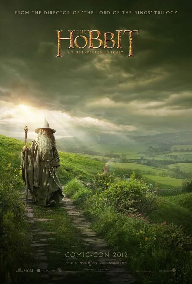 Hobbit poster Comic Con 2012