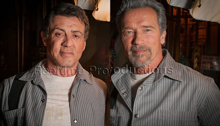 Stallone e Schwarzenegger 22Mai2012