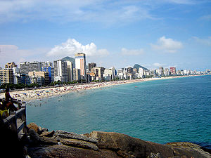 Leblon and Ipanema. Rio de Janeiro, Brazil.